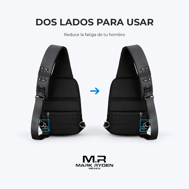 Mochila Cruzada Mark Ryden MR7056 | para Tablet 9.7” y con Puerto USB