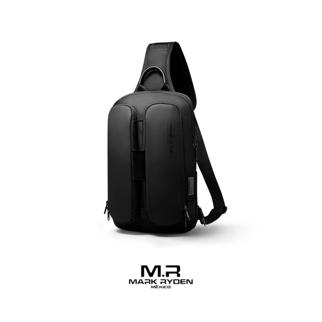 Mochila Negra Cruzada Mark Ryden para tableta de 9.7 " Modelo 7219