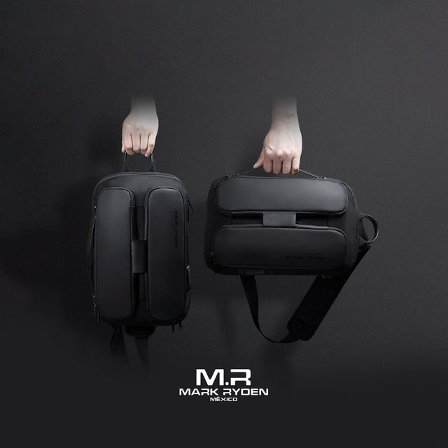 Mochila Negra Cruzada Mark Ryden para tableta de 9.7 " Modelo 7219