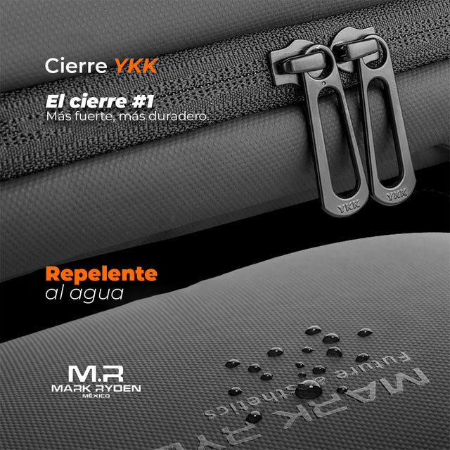 Mochila Escolar Mark Ryden MR9008 para Laptop 15.6” y Tablet 11” | Repelente al agua y con Puerto USB