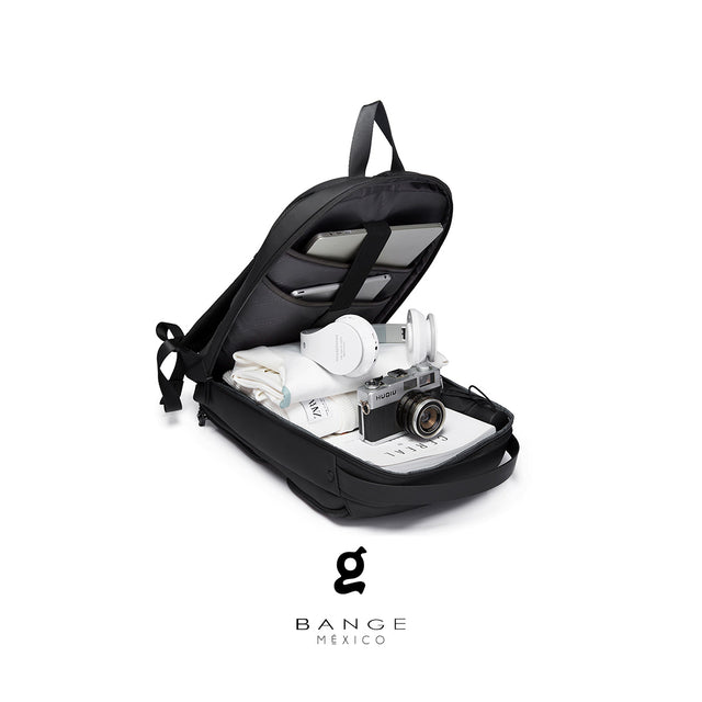 Mochila de Negocios para Laptop 15.6" BG-7261 | Puerto USB y Tapa Blanda