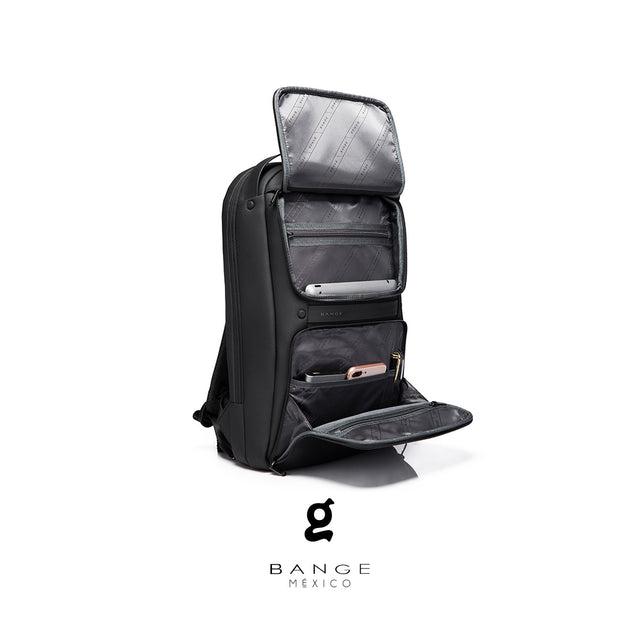 Mochila de Negocios para Laptop 15.6" BG-7261 | Puerto USB y Tapa Blanda