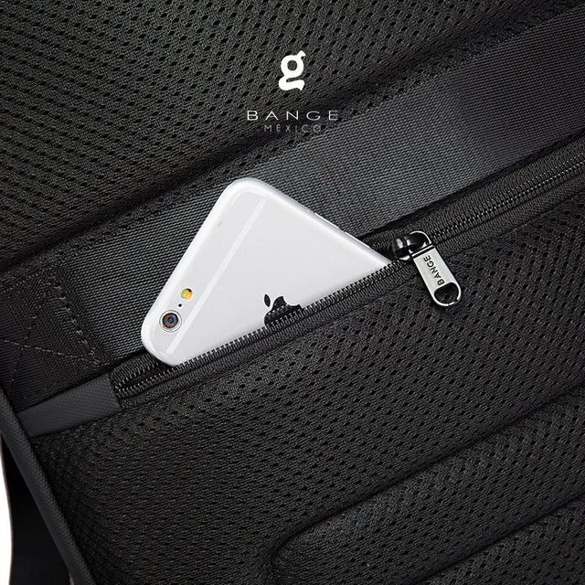 Mochila de Negocios para Laptop 15.6" BG-7261 | Puerto USB y Tapa Blanda