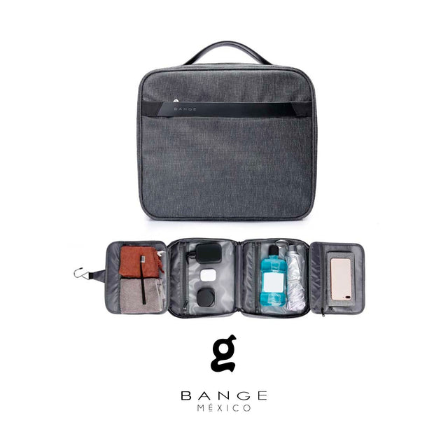 Neceser con Apertura 180° Bange BG-7529 |Bolsillos Impermeables y Gancho para Colgar