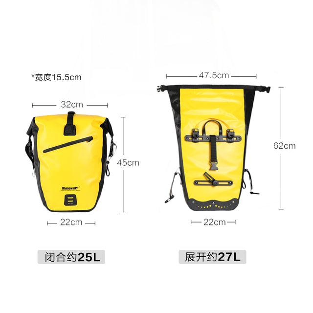 Rhinowalk 27L Alforja Impermeable