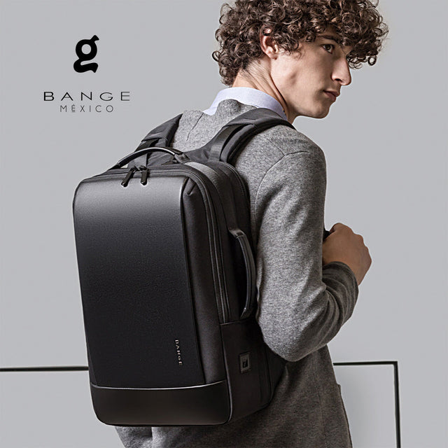BANGE Mochila Negra con puerto USB, para Laptop de 15.6” Modelo BG-S52