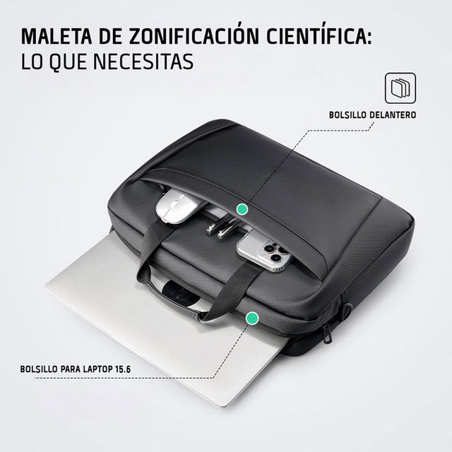 Maletín Mark Ryden Ligero para Laptop – Impermeable, Elegante y de Uso Profesional MR 616D