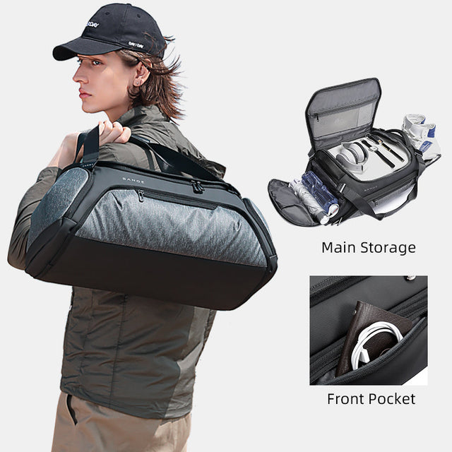 Maleta BANGE. Para Viaje, Gimnasio. Material repelente al agua . Modelo BG-7561