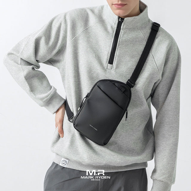 Bandolera Ejecutiva Aesthetic Negra | Moderna, Compacta y Funcional para Profesionales Mark Ryden MR732