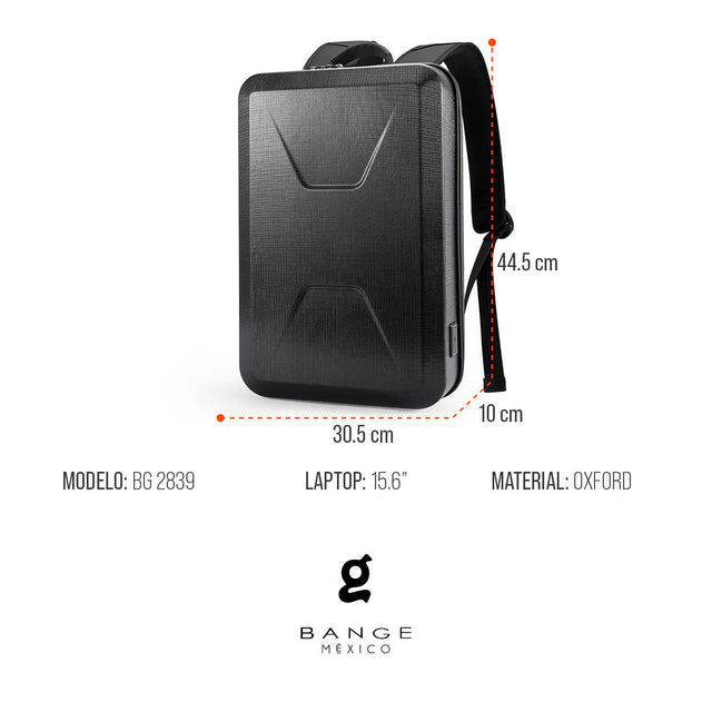 Mochila futurista de tapa dura Bange Modelo BG-2839