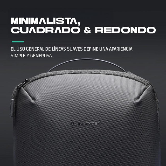 Mochila Mark Ryden Impermeable Minimalista para Laptop 15” – Ligera, Moderna y de Alta Durabilidad MR 2408