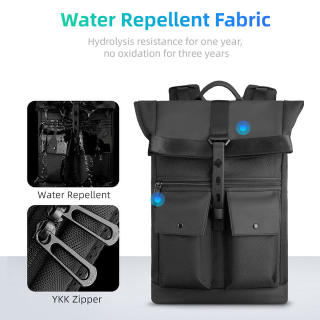 Mochila Mark Ryden. Bolsillo antirrobo con correas acolchadas. Repelente al agua. Para laptop de 15.6″ y tablet 9.7″. Modelo 1696