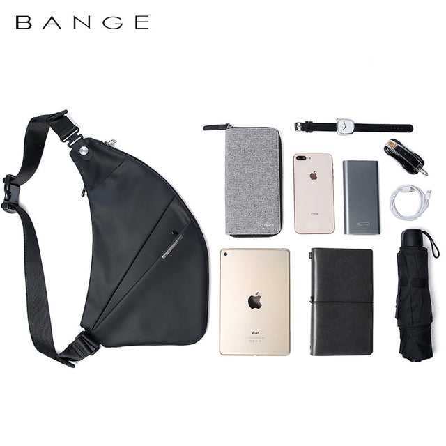 Mochila cruzada Bange.Material repelente al agua. Modelo BG-7378