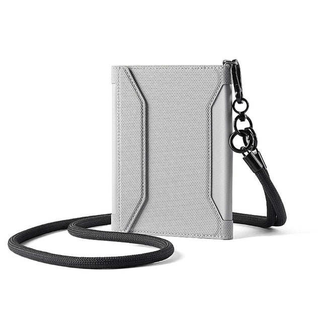 Cartera cruzada con acceso instantáneo para tarjetas de viaje y embarque MR 604