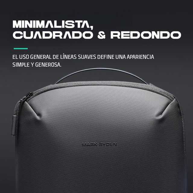 Mochila Mark Ryden Impermeable Minimalista para Laptop 15” – Ligera, Moderna y de Alta Durabilidad MR 2408