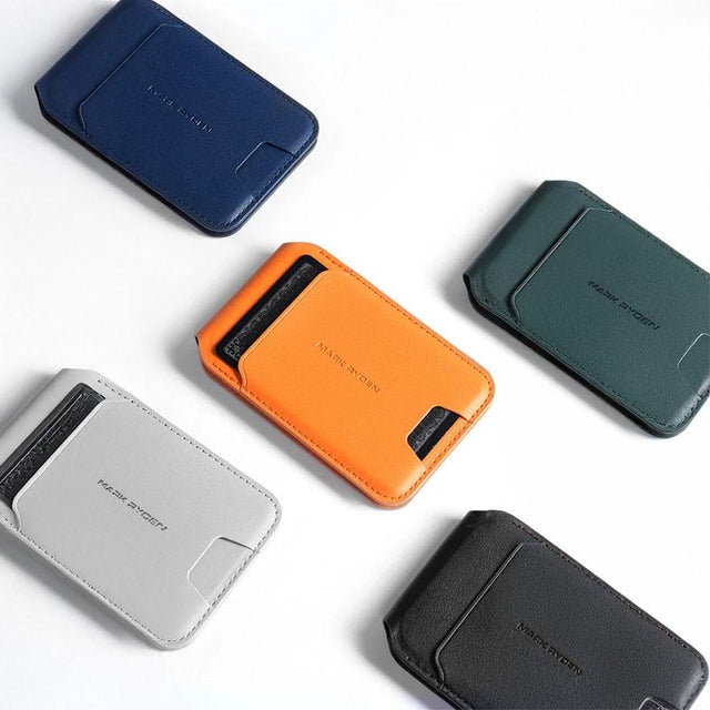 Tarjetero plegable MagSafe delgado para llevar con estilo todos los días MR21
