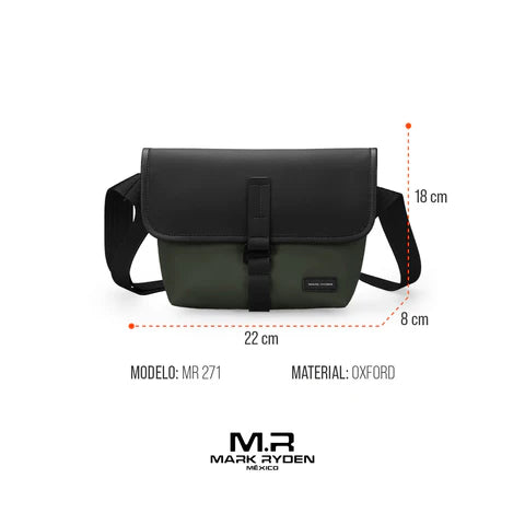 Bandolera Urbana Mark Ryden MR271 | Ligera y Repelente al Agua