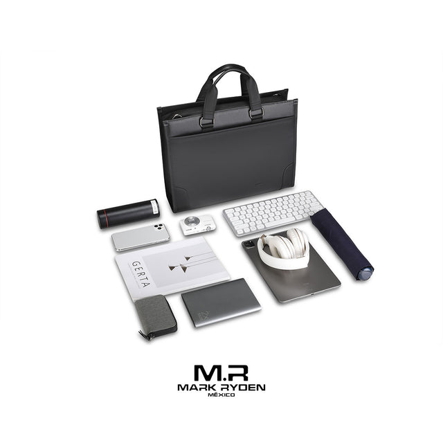 Portafolio para Laptop 15.6” Mark Ryden MR8003  | Diseño Ejecutivo, Correa Ajustable