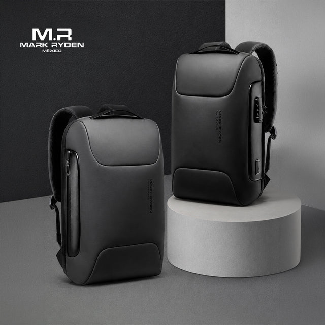 Mochila Antirrobo para Laptop 15.6” Mark Ryden MR 9116  | con Puerto USB Tipo C y Candado TSA