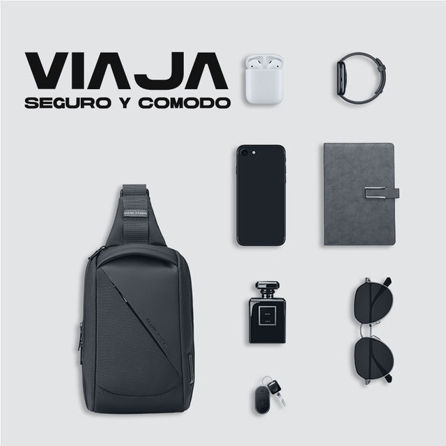 Bolsa Crossbody Mark Ryden – Sling Antirrobo Impermeable con Compartimentos Organizadores MR 127
