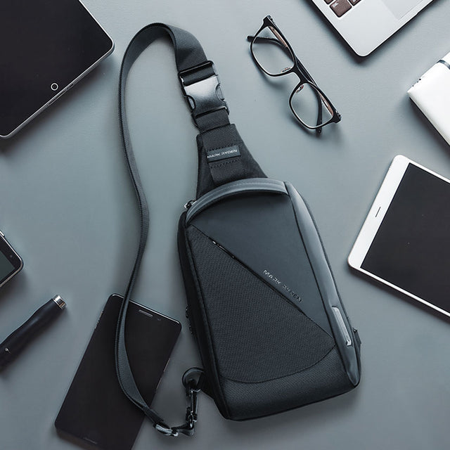 Bolsa Crossbody Mark Ryden – Sling Antirrobo Impermeable con Compartimentos Organizadores MR 127