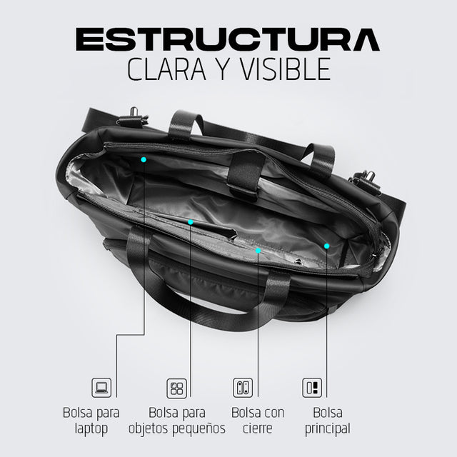 Bolso Bandolera para Laptop Mark Ryden Impermeable de Gran Capacidad MR 236