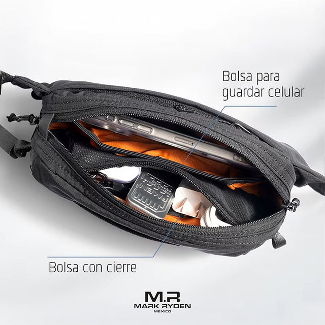 Bolso Cruzado Mark Ryden Impermeable para Uso Diario y Actividades al Aire Libre MR 308