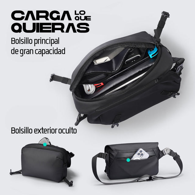 Bandolera Mark Ryden de Gran Capacidad – Impermeable, Ligera y de Lujo para Uso Diario MR 311