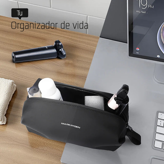 Neceser de Viaje Impermeable | Organizador Compacto de Aseo & Accesorios MR 35