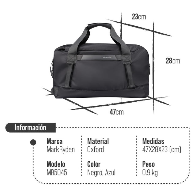 Bolsa de Viaje Mark Ryden Impermeable de Gran Capacidad – Duffle Deportiva para Gimnasio y Viajes MR 5045