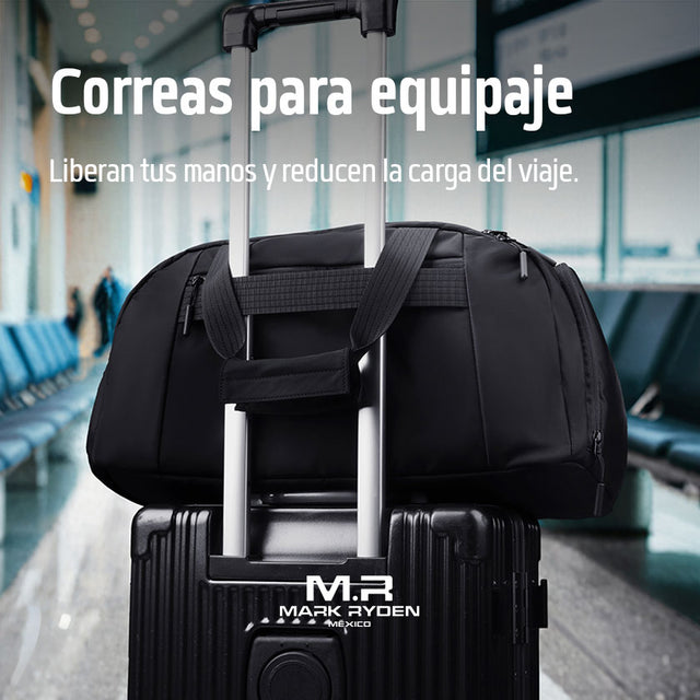 Bolsa Deportiva Mark Ryden de Gran Capacidad – Gym Bag Impermeable con Compartimento para Zapatos MR 5226