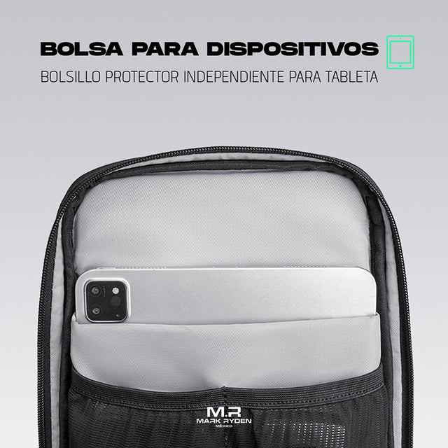 Mochila Cruzada Mark Ryden Antirrobo de Gran Capacidad para Uso Diario MR 7730