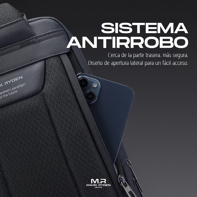 Mochila Cruzada Mark Ryden Antirrobo de Gran Capacidad para Uso Diario MR 7730
