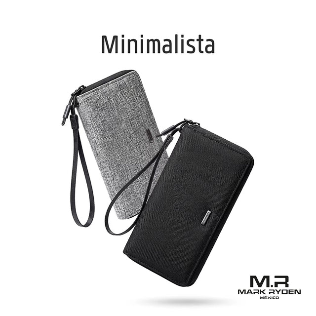 Cartera Larga Mark Ryden  con Cierre y Correa de Mano MR 83