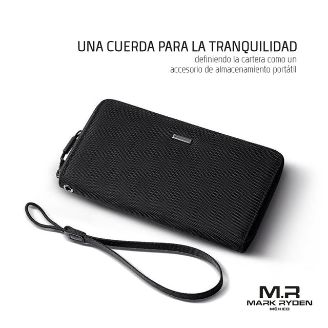 Cartera Larga Mark Ryden  con Cierre y Correa de Mano MR 83