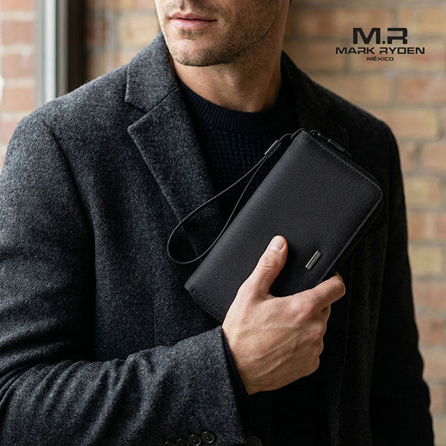 Cartera Larga Mark Ryden  con Cierre y Correa de Mano MR 83