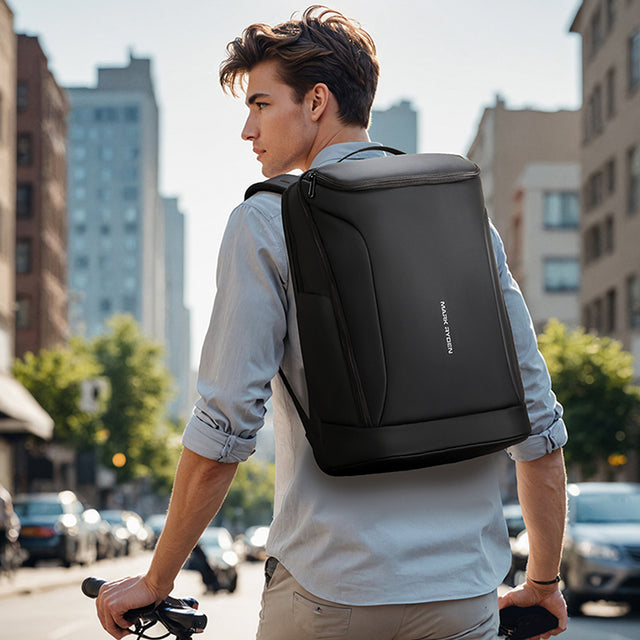 Mochila Ejecutiva Antirrobo para Laptop 17.3” con Puerto USB, Apertura 180° y Capacidad de 30L – MR 9031YSJKR