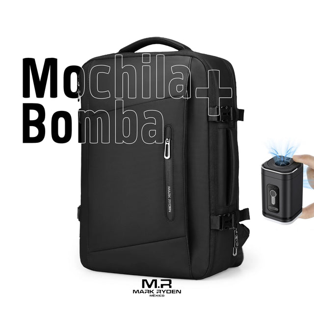 Mochila de Viaje, Compresión al Vacío,  Apto Cabina, Resistente al Agua, Ideal para Vuelos Mark Ryden MR9299YKK