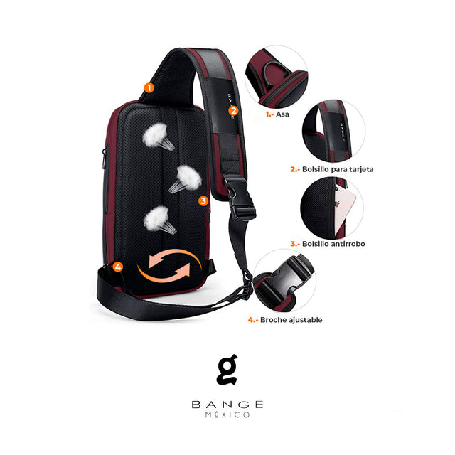 Mochila cruzada Bange BG-7566