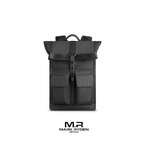 Mochila Mark Ryden Business de Gran Capacidad para Laptop – Diseño con Solapa y Hebilla, Ideal para Viaje y Trabajo MR 1696