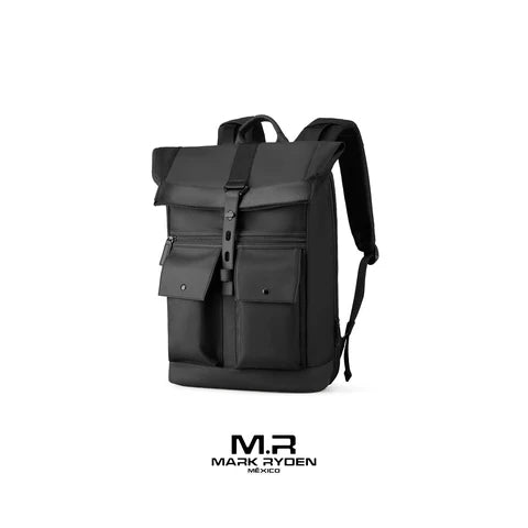 Mochila Mark Ryden Business de Gran Capacidad para Laptop – Diseño con Solapa y Hebilla, Ideal para Viaje y Trabajo MR 1696