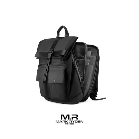 Mochila Mark Ryden Business de Gran Capacidad para Laptop – Diseño con Solapa y Hebilla, Ideal para Viaje y Trabajo MR 1696
