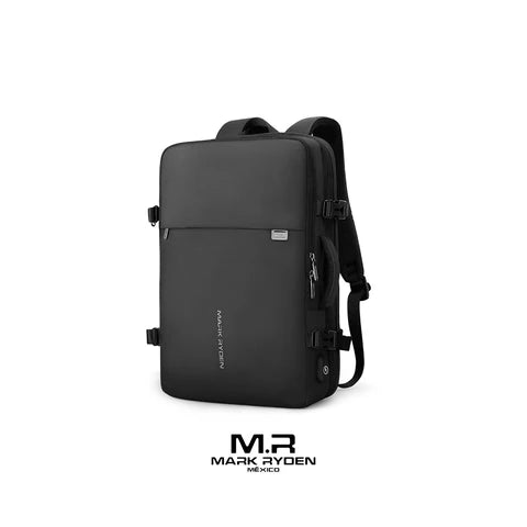 Mochila Expandible para Viaje y Laptop de 17” |  Impermeable, Ergonómica y con Puerto USB 8057Y