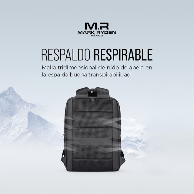 Mochila negra ultra ligera Mark Ryden Modelo 2900KR