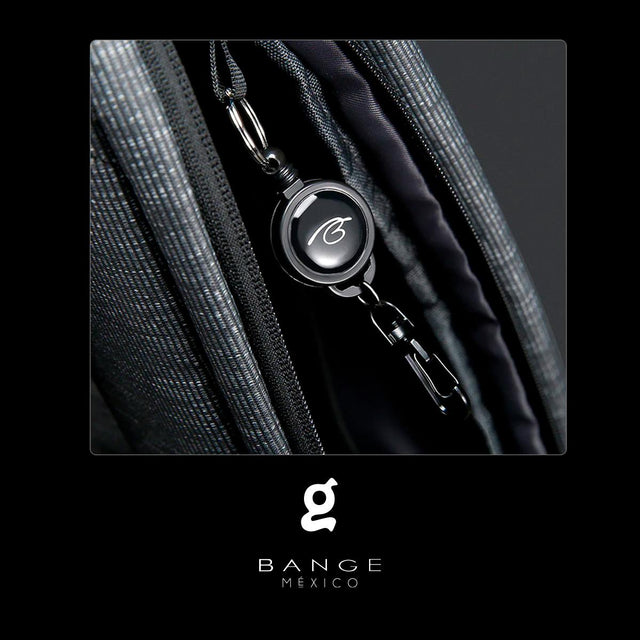 Mochila Gris Cruzada Bange Modelo BG-7550