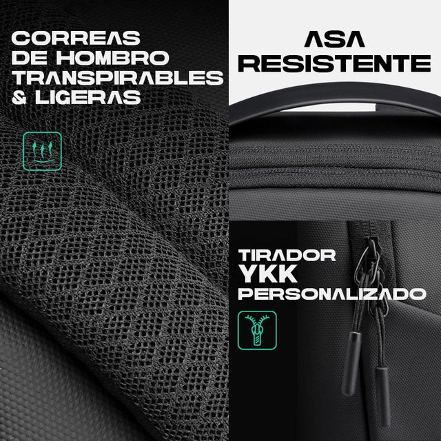 Mochila Mark Ryden Impermeable Minimalista para Laptop 15” – Ligera, Moderna y de Alta Durabilidad MR 2408