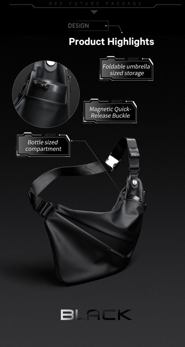Mochila cruzada Bange.Material repelente al agua. Modelo BG-7378
