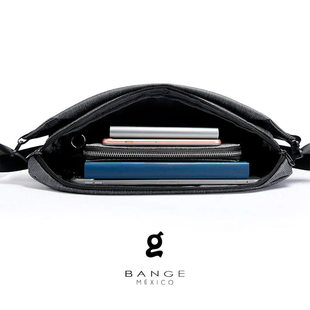 Mochila Gris Cruzada Bange Modelo BG-7550