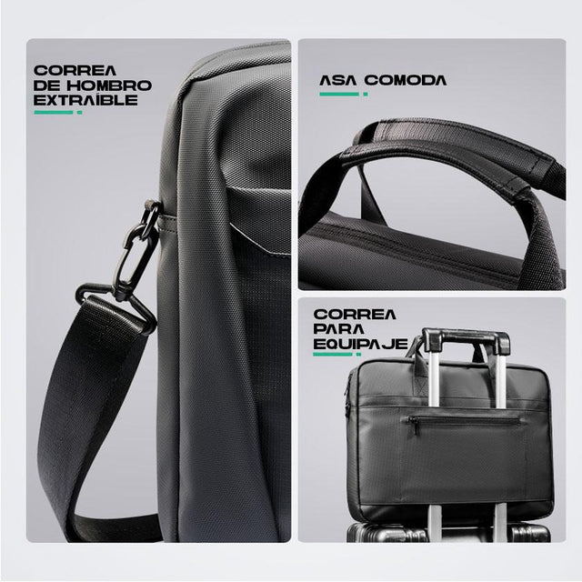 Maletín Mark Ryden Ligero para Laptop – Impermeable, Elegante y de Uso Profesional MR 616D