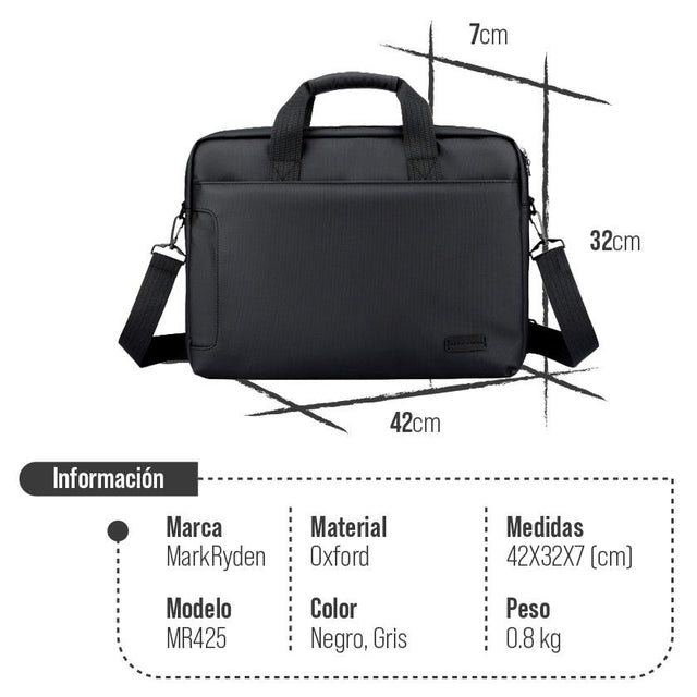 Maletín Mark Ryden Multicapa Impermeable para Laptop – Profesional, Ligero y de Gran Capacidad MR 425X